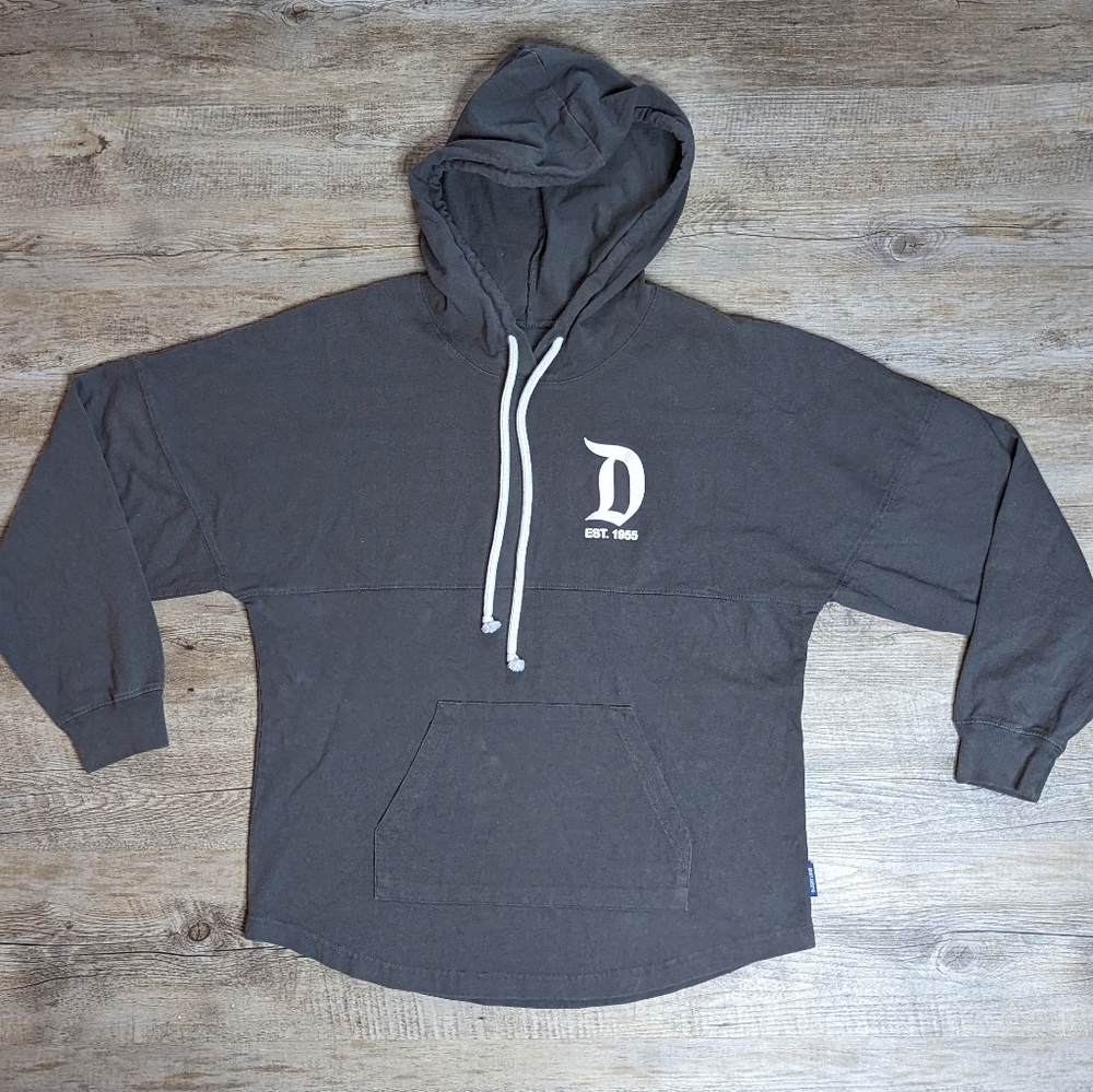 Disneyland Spirit Jersey hoodie sweatshirt hood & pocket size medium authentic